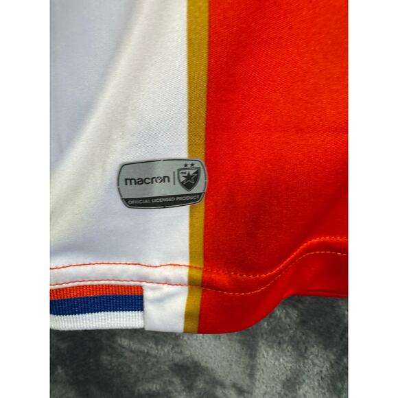 Rare 2017/2018 Macron Red Star Belgrade home Football/Soccer Jersey EU XXL/US XL - Picture 9 of 9